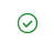 OneDrive:緑色の円とチェックアイコン