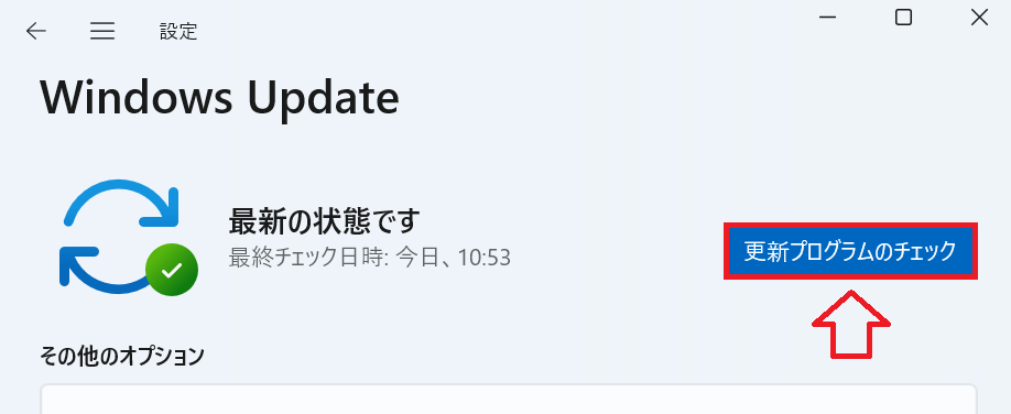 Word:「更新プログラムのチェック」などのボタンをクリックして更新を実行