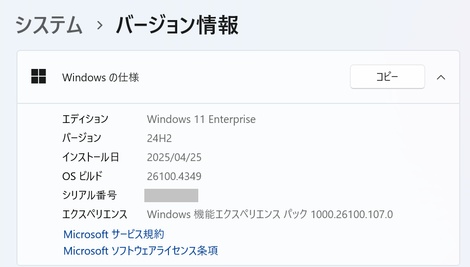Windows11:Windowsの仕様