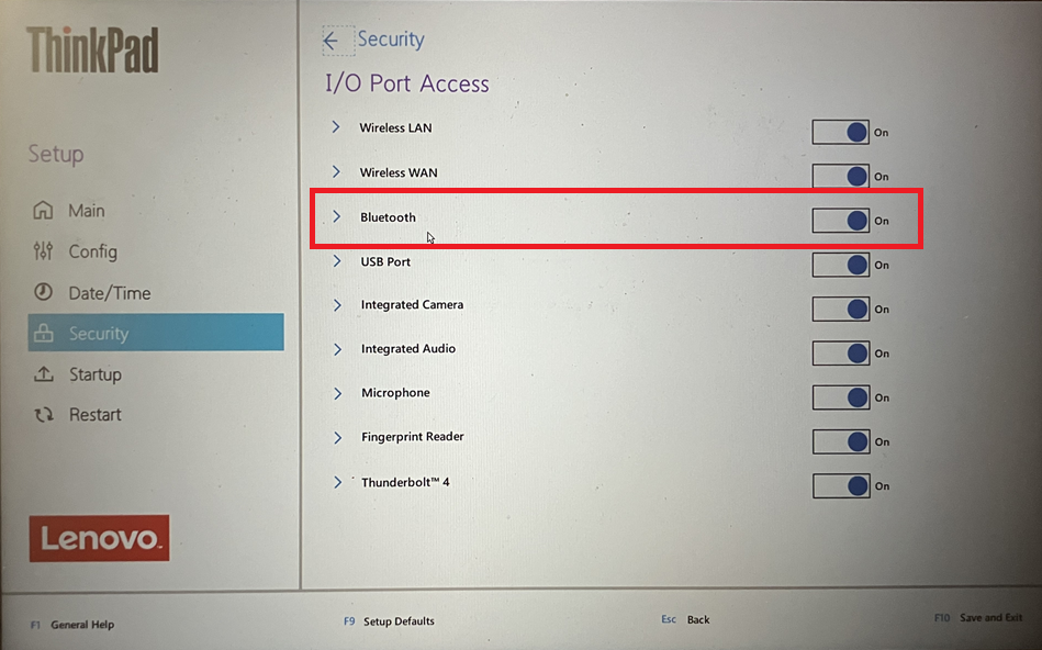 Windows11：［Bluetooth］の項目が［ON］になっているか確認