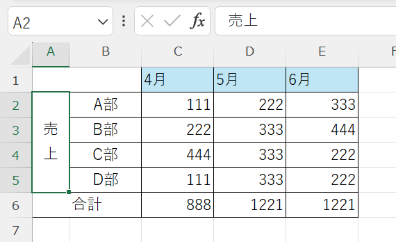 エクセル：文字列が縦書きになる